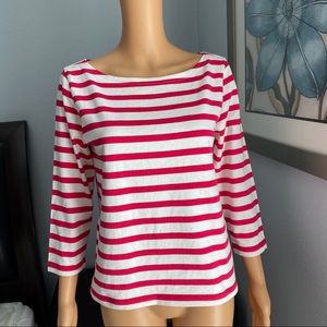 *NEW* J CREW Striped Crop Cotton T-Shirt, XS